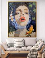 Paul Edmund Herman - Breathless (Koi & sensual woman) XXL -