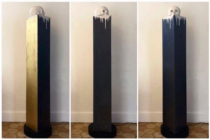 Sylvain BARBEROT - Skull #2, Antiek en Kunst, Kunst | Designobjecten
