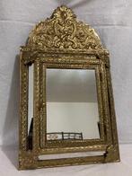 Spiegel- Splendide Miroir a Porte Secrete - gehakt koper, Antiek en Kunst
