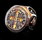 Signetring - katholiek - Sint-Benedictus-kruis - Exorcisme