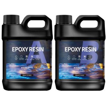 Premium Epoxy Hars Resin - 1000ml - A+B 1:1 - 500ml+500ml -