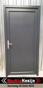 PVC Deuren in voorraad 98x200 wit glad of antraciet houtnerf, Doe-het-zelf en Bouw, Deuren en Vliegenramen, Kunststof, 80 tot 100 cm