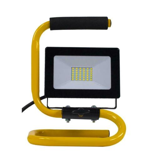 LED Bouwlamp 30W op S-frame IP65 2m kabel Daglicht wit Euro, Doe-het-zelf en Bouw, Bouwverlichting, Lamp met armatuur, Nieuw, Minder dan 50 watt