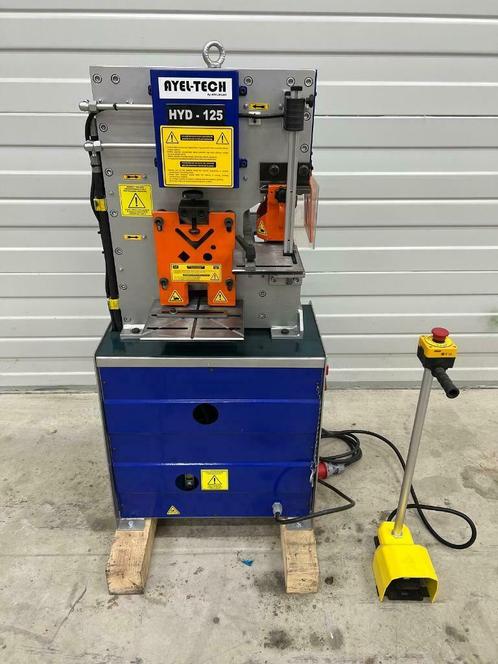 AYEL-TECH HYD-125 pons/knipmachine ponsmachine profielschaar, Doe-het-zelf en Bouw, Gereedschap | Overige machines, Nieuw