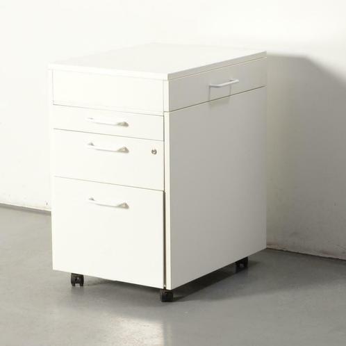 Officenow verrijdbaar ladeblok, wit, 43 x 46 cm, 4 laden, Huis en Inrichting, Kasten | Ladekasten, Gebruikt, Ophalen of Verzenden