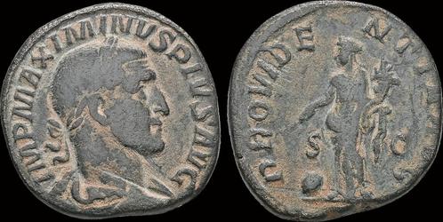 235-238ad Roman Maximinus I Ae sestertius Providentia sta..., Postzegels en Munten, Munten en Bankbiljetten | Verzamelingen, Verzenden