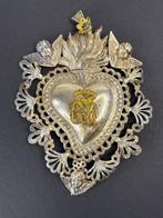 Antique Ex-voto - Plaqué(e) argent - 1920-1930 - Grande Ex, Antiek en Kunst