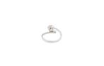 Comete - Ring - 18 karaat Witgoud - 0.01ct. tw. Parel -, Nieuw
