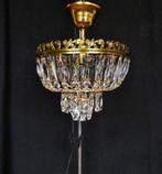 Lustre - Bronze, Cristal, Laiton - Plafonnier, Antiek en Kunst