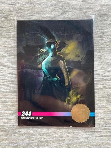 Series 3 #244 Gold Shadowrun trilogy Limited run games Tr... disponible aux enchères