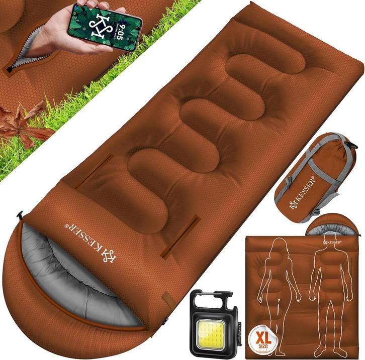 KESSER® Slaapzak voor buiten, dekenslaapzak, 3-4 seizoenen,, Huis en Inrichting, Woonaccessoires | Overige, Verzenden