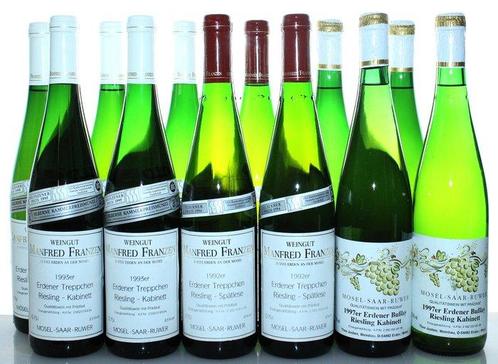 1992 + 1993 Erdener Treppchen Riesling Spätlese + Kabinett,, Verzamelen, Wijnen