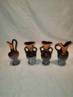 Vallauris - Vaas - Keramiek - 4 Vazen Vintage Vallauris, Antiquités & Art