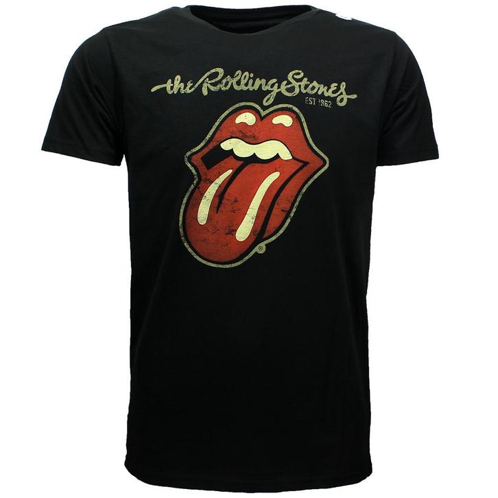 The Rolling Stones Plastered Tongue T-Shirt, Kleding | Heren, T-shirts