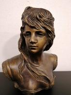 van paridon - Buste, A beautiful antique Art Nouveau bust, Antiek en Kunst