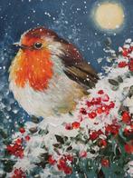 Tomasz Bednarski (1965) - Winter robin, Antiek en Kunst