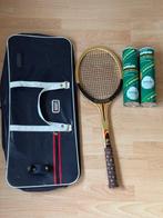 Vintage Tennis Set – Wooden Tennis Racket “Wudione” by Fila, Nieuw