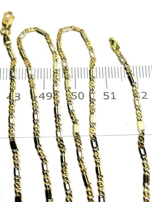 Halsketting - 18 karaat Geel goud, Witgoud, Handtassen en Accessoires, Kettingen