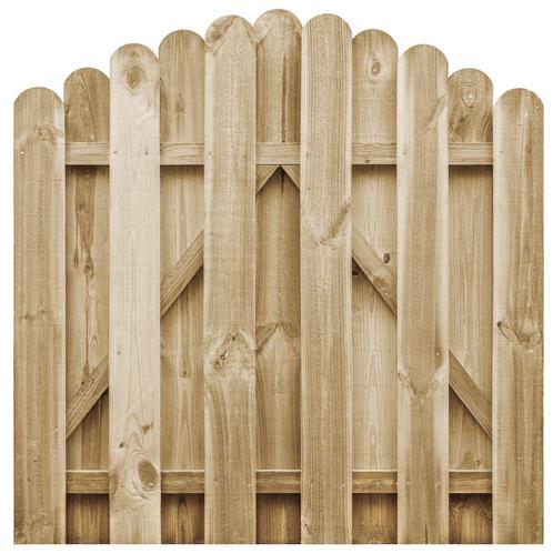 vidaXL Poort 100x100 cm geïmpregneerd grenenhout, Tuin en Terras, Tuinpoorten, Nieuw, Verzenden