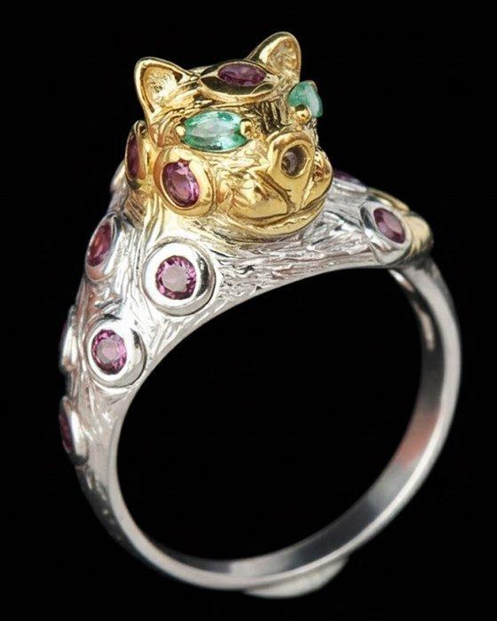 Smaragd - Zilver, Ring van de Leeuwin Royale: Magnetisch, Antiek en Kunst, Antiek | Boeken en Manuscripten