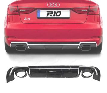 Diffuseur Pour Audi A3 V8 Sedan Look Rs3 13-15 + Embouts D´é, Verzenden