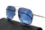 Hugo Boss - R81A9 - Titanium Temples - Blue Lenses & Silver, Handtassen en Accessoires, Nieuw