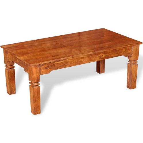 vidaXL Table basse Bois massif 110 x 60 x 45 cm, Maison & Meubles, Tables | Tables de salon, Neuf, Envoi