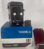 Yashica -Mat 6x6 TLR + leren tas + acc. + doos | Analoge, Audio, Tv en Foto, Fotocamera's Analoog, Nieuw