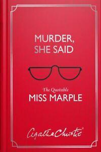Murder, she said: the quotable Miss Marple by Jane Marple, Boeken, Overige Boeken, Gelezen, Verzenden