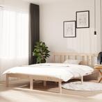 vidaXL Cadre de lit bois massif 120x190 cm petit double, Maison & Meubles, Chambre à coucher | Lits, Neuf, Verzenden