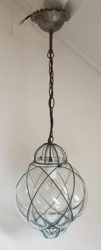 Gekooide hanglamp - Glas, Staal - Venetiaanse stijl