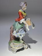 Carl Thieme, Potschappel - Figure - Venditrice di giornali -