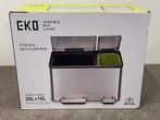Veiling - EKO prullenbak Ecocasa Recycle 45L mat RVS, Huis en Inrichting, Nieuw