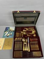 Gold cutlery - Nivella - Solingen / Deutschland - 12, Antiek en Kunst
