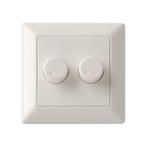 Witte Plastic Afdekkingplaat Voor GIRA Duo Dimmer - 891216, Doe-het-zelf en Bouw, Elektriciteit en Kabels, Verzenden, Nieuw
