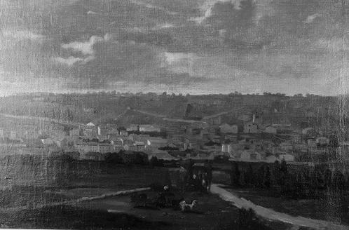 Italiaanse school (XIX) - Veduta di Città, Antiek en Kunst, Kunst | Schilderijen | Klassiek
