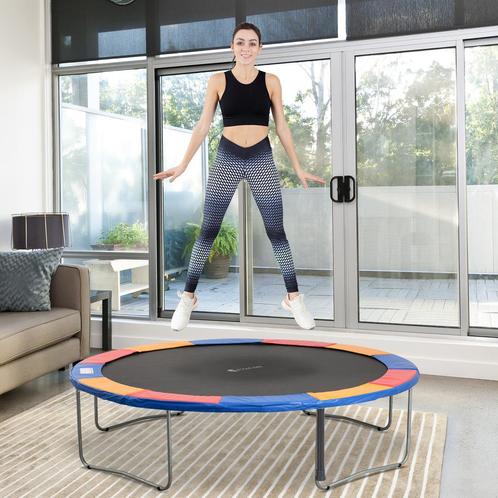 Trampolinerand – Veiligheidsnet - Duurzaam – Groen, Kinderen en Baby's, Speelgoed | Buiten | Trampolines, Nieuw, Ophalen of Verzenden