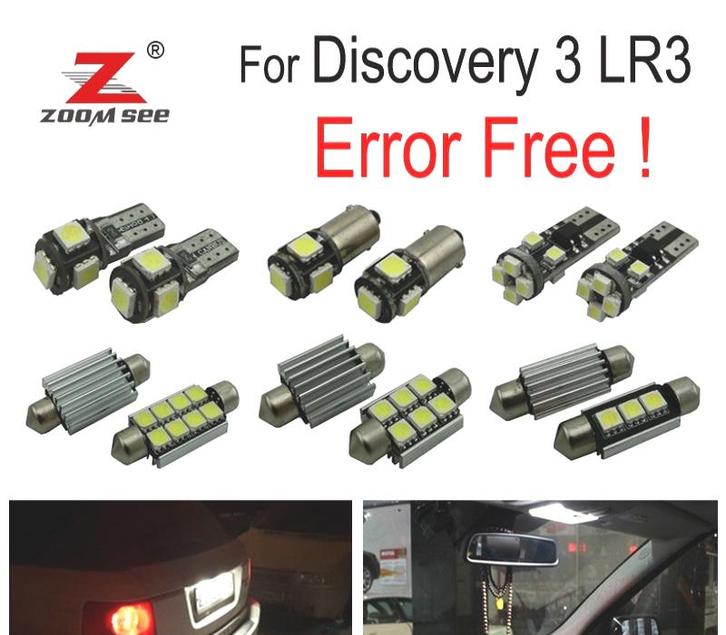 Kit 23 Ampoules Led Intérieur Pour Land Rover Discovery 3 Lr, Auto-onderdelen, Verlichting, Verzenden