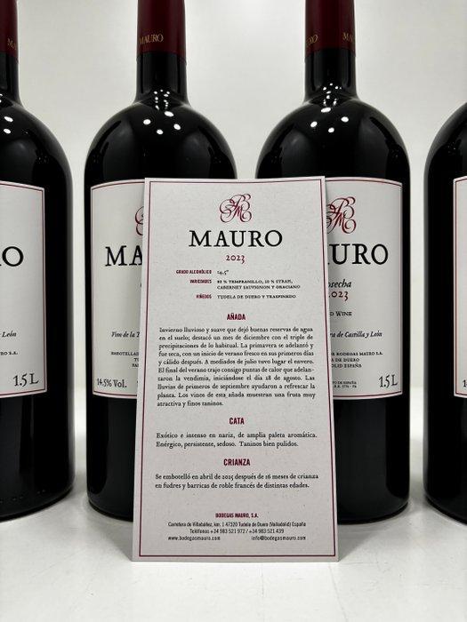 2023 Bodegas Mauro - Castilië en León - 6 Magnums (1.5L), Verzamelen, Wijnen