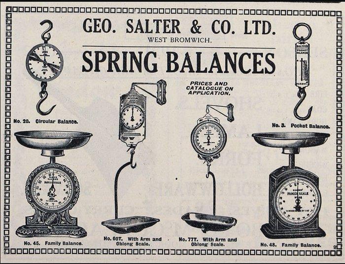 Salter - Weeghaak voor melkemmers - 60 lbs - Weegschaal -, Antiek en Kunst, Curiosa en Brocante