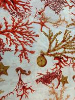 Corail Méditerranéen : LEssence de la Mer sur Tissu - Tissu