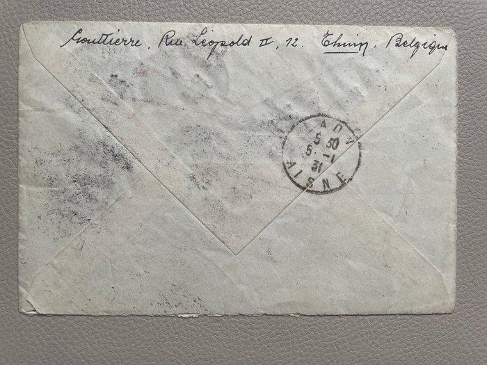 België - OBP 308/14 volledige reeks op brief, Timbres & Monnaies, Timbres | Europe | Belgique