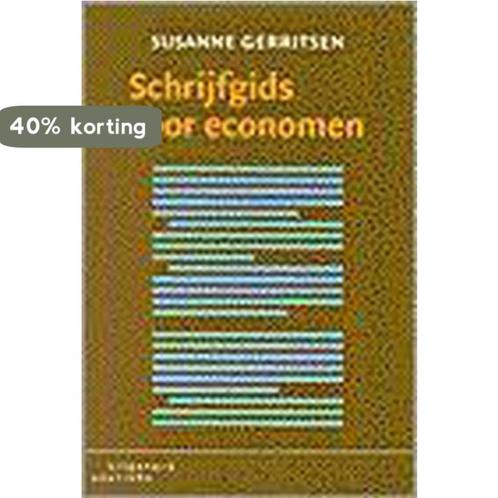 SCHRIJFGIDS ECONOMEN 2DE DRUK 9062832822 9789062830855, Boeken, Economie, Management en Marketing, Gelezen, Verzenden