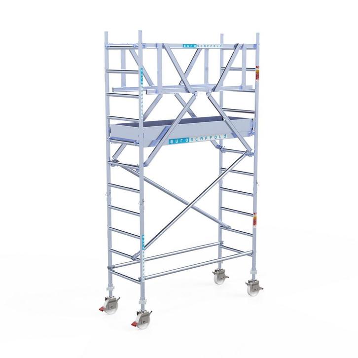 Rolsteiger Professional 75x190 4,2m werkhoogte vrijstaand, Doe-het-zelf en Bouw, Steigers, Rolsteiger of Kamersteiger, Nieuw, 2 tot 5 meter