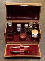 Ensemble de toilette - Primo soccorso - Cuir, Verre