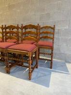 Chaise de salle à manger (7) - Bois dur - brutaliste, Antiquités & Art, Curiosités & Brocante