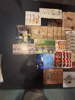 Belgique - 91 vignettes de 2 timbres EU3 valeur nominale de, Gestempeld