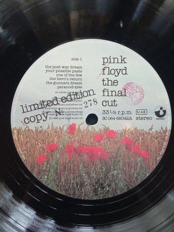 Pink Floyd - The Final Cut Limited Edition N° 278/500 - beschikbaar voor biedingen