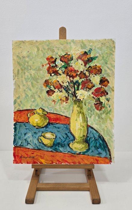 Lluís Domingo Abelló (1917) - NO RESERVE - Armonía en flor, Antiek en Kunst, Kunst | Schilderijen | Klassiek