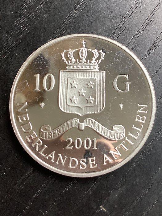 Nederlandse Antillen. 10 Gulden 2001 (Zonder Minimumprijs), Postzegels en Munten, Munten | Nederland